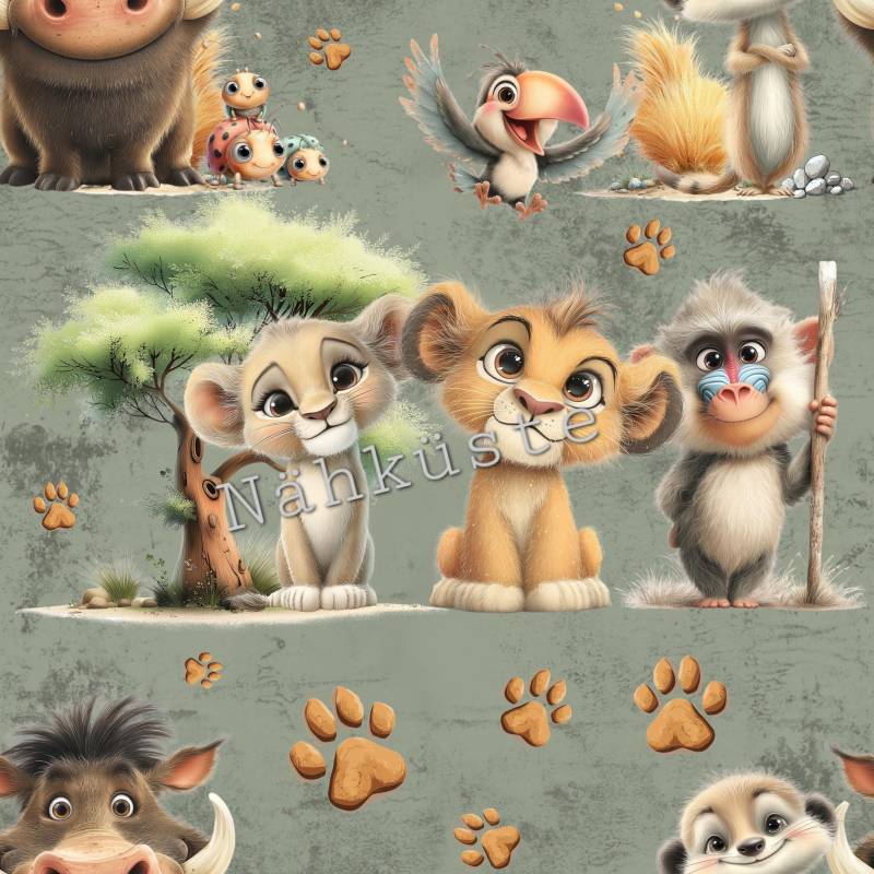 Pullover // Sweater "König Der Tiere" Frühchenkleidung Eigenproduktion von NaehkuestebyChantal