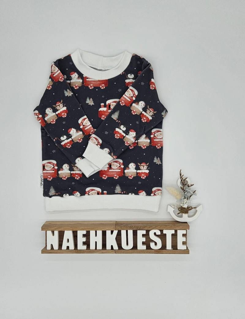 Pullover // Sweater "Santa Express" Frühchenkleidung Eigenproduktion von NaehkuestebyChantal