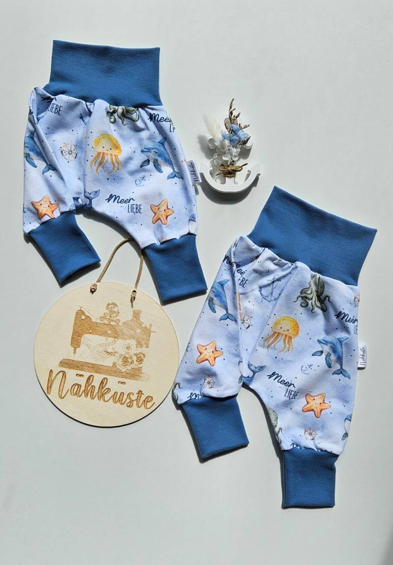 Pumphose // "Meerliebe" Frühchenkleidung von NaehkuestebyChantal