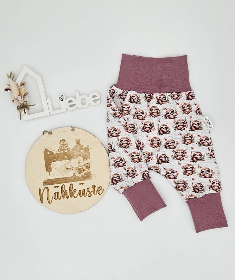 Pumphose Lang // Kurz "Faultier Gestreift" Frühchenkleidung Eigenproduktion von NaehkuestebyChantal