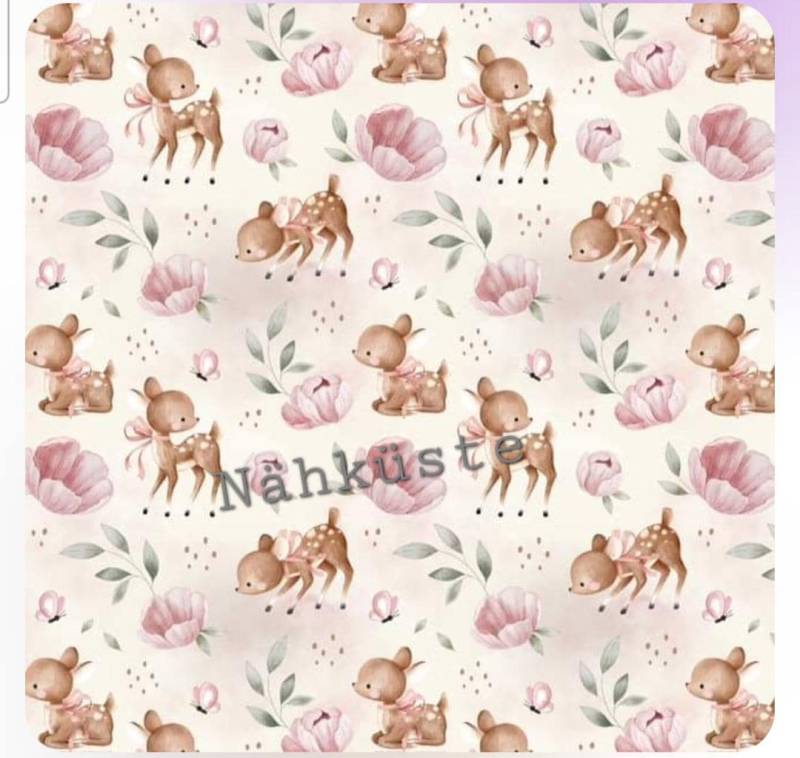 Pumphose Lang // Kurz "Flower Bambi" Frühchenkleidung Eigenproduktion von NaehkuestebyChantal