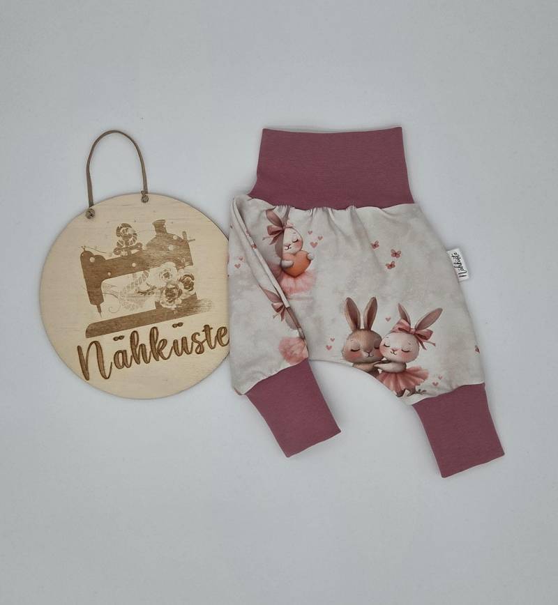 Pumphose Lang // Kurz "Hasenpärchen" Frühchenkleidung Eigenproduktion von NaehkuestebyChantal