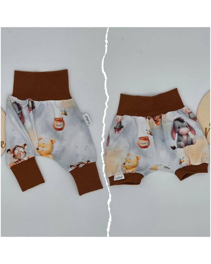 Pumphose Lang // Kurz "Honigfreunde" Frühchenkleidung Eigenproduktion von NaehkuestebyChantal