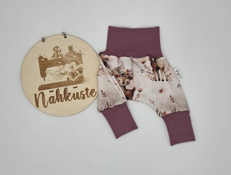 Pumphose Lang // Kurz "Rehmädchen Mit Geweih" Frühchenkleidung Eigenproduktion von NaehkuestebyChantal