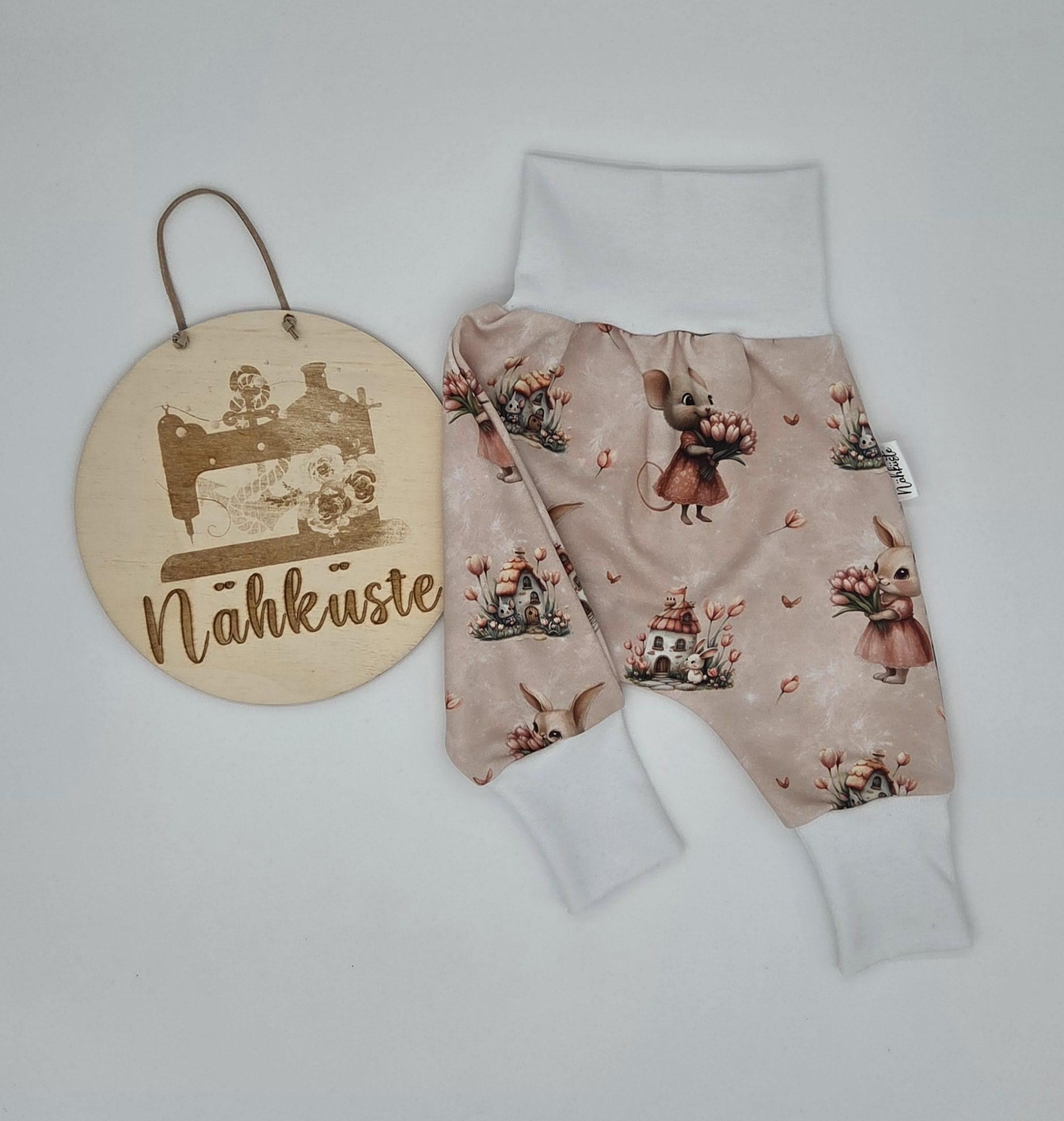 Pumphose Lang // Kurz "Tulpen Maus & Hase" Frühchenkleidung Eigenproduktion Pumphose Lang // Kurz "Tulpen Maus & Hase" Frühchenkleidung Eigenproduktion von NaehkuestebyChantal