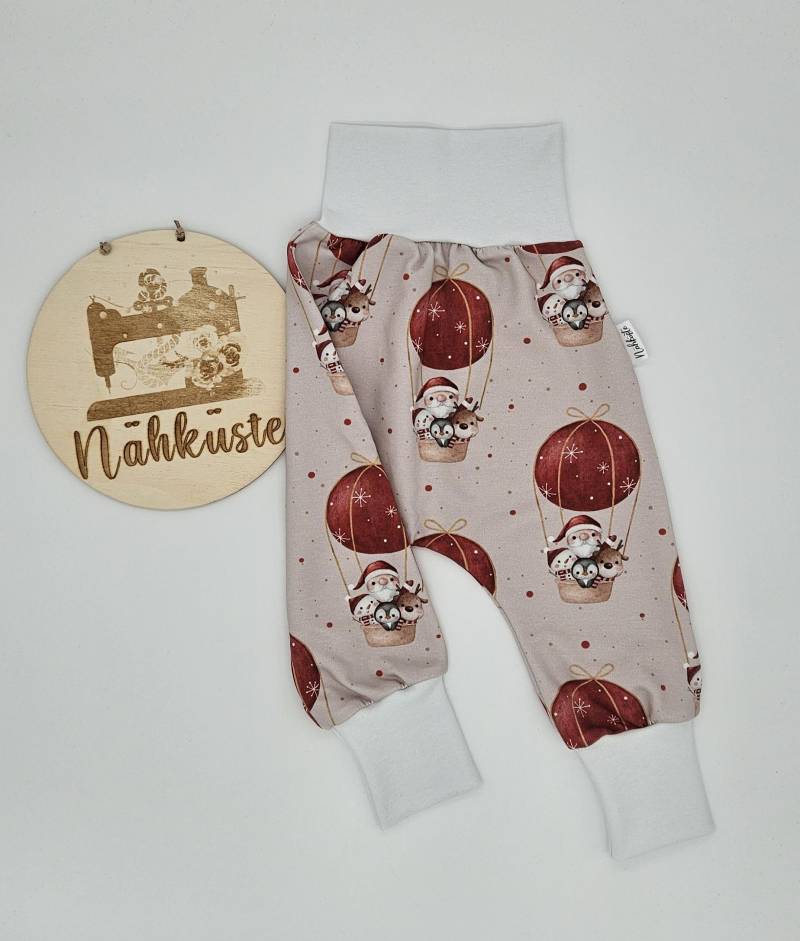 Pumphose Lang // Kurz "Weihnachts Heißluftballon" Frühchenkleidung Eigenproduktion von NaehkuestebyChantal