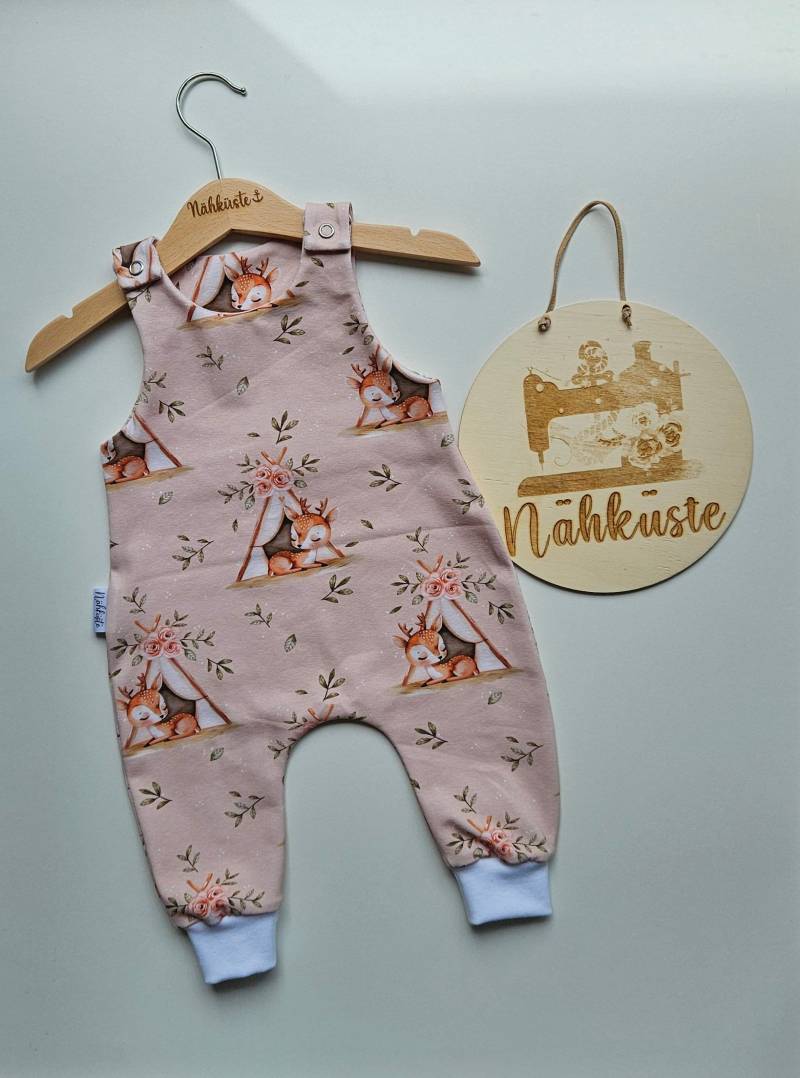 strampler // Romper Kurz "Boho Reh" Frühchenkleidung Eigenproduktion von NaehkuestebyChantal