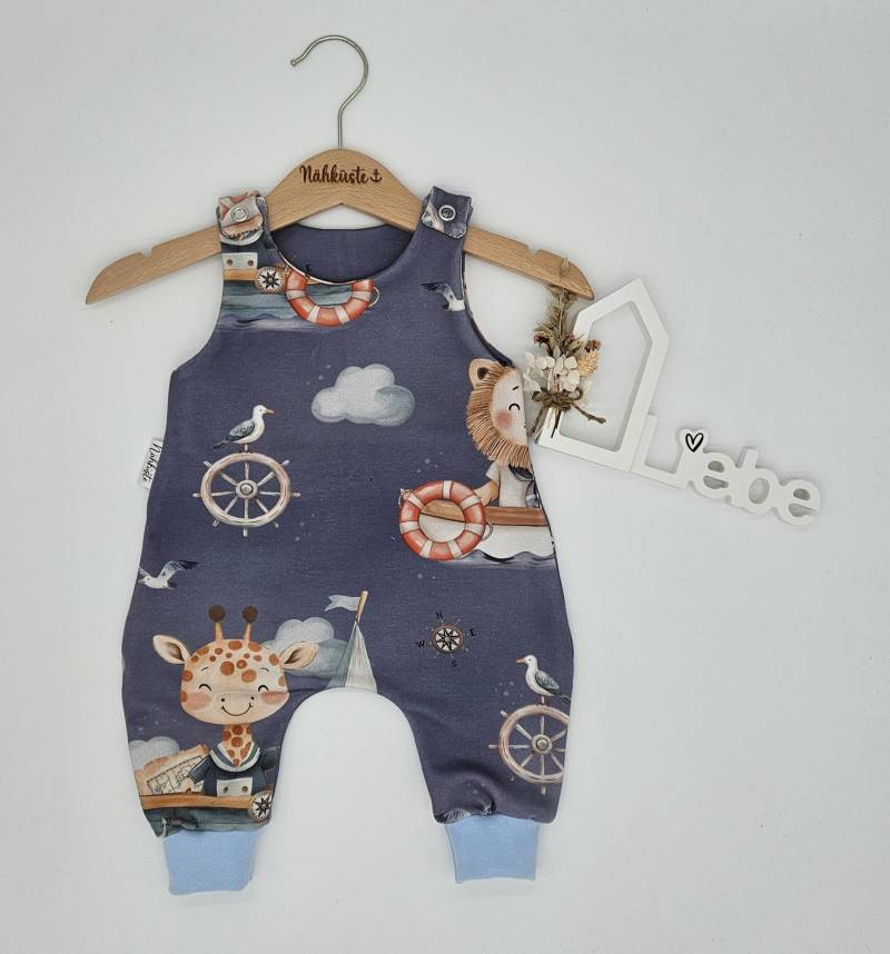 strampler // Romper Kurz "Seefahrt" Frühchenkleidung Eigenproduktion von NaehkuestebyChantal