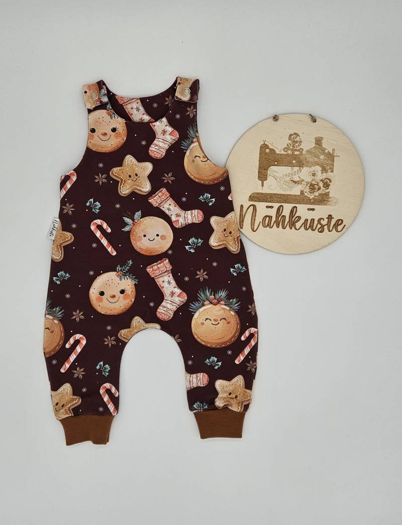 strampler // Romper Kurz "Weihnachtsgebäck" Frühchenkleidung Eigenproduktion von NaehkuestebyChantal