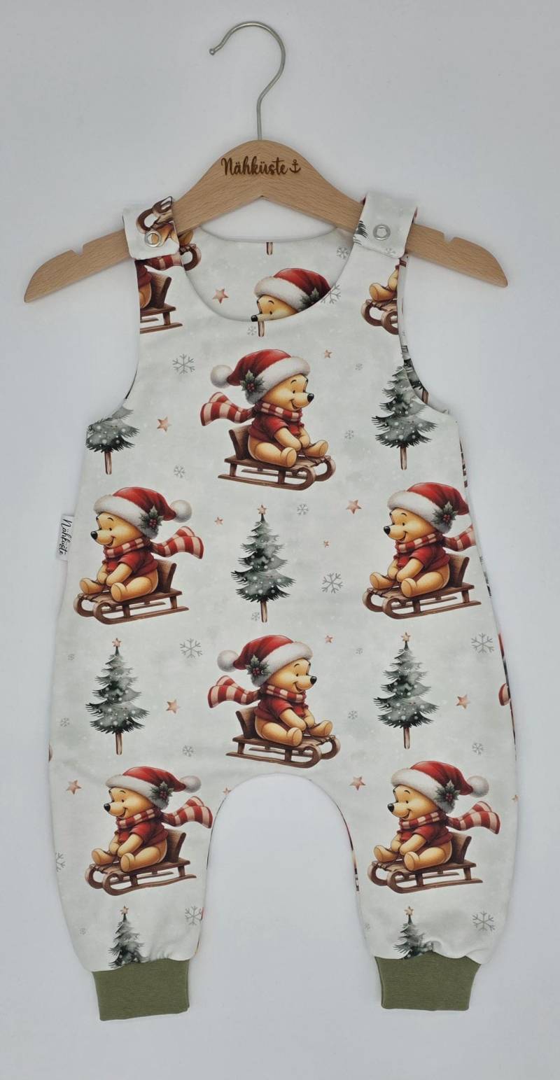 strampler // Romper Kurz "Winter Schlittenbär" Frühchenkleidung Eigenproduktion von NaehkuestebyChantal