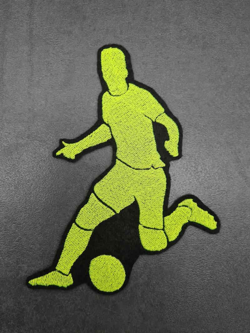 Fußballer Aufnäher, Fußballspieler Gestickt Fußballer Aufnäher, Fußballspieler Gestickt von NaehundStickliebe