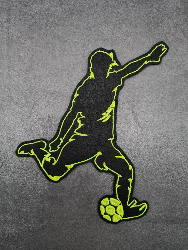 Fußballer Aufnäher, Fußballspieler Gestickt Fußballer Aufnäher, Fußballspieler Gestickt von NaehundStickliebe