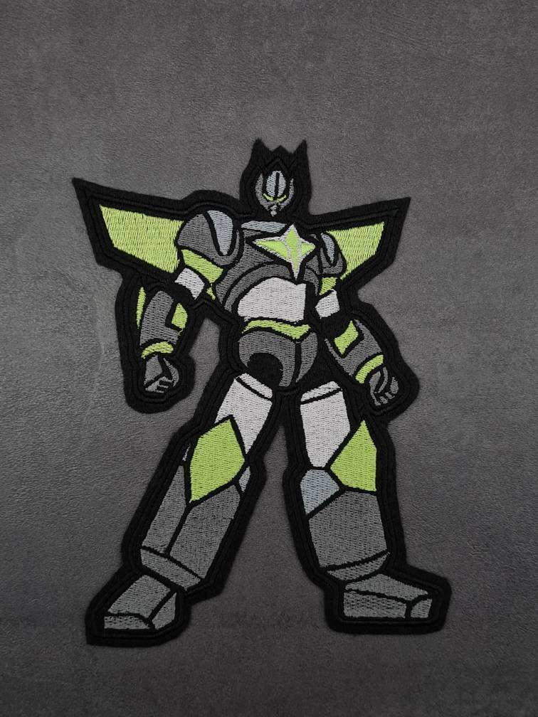 Grüner Roboter, Aufnäher, Applikation von NaehundStickliebe