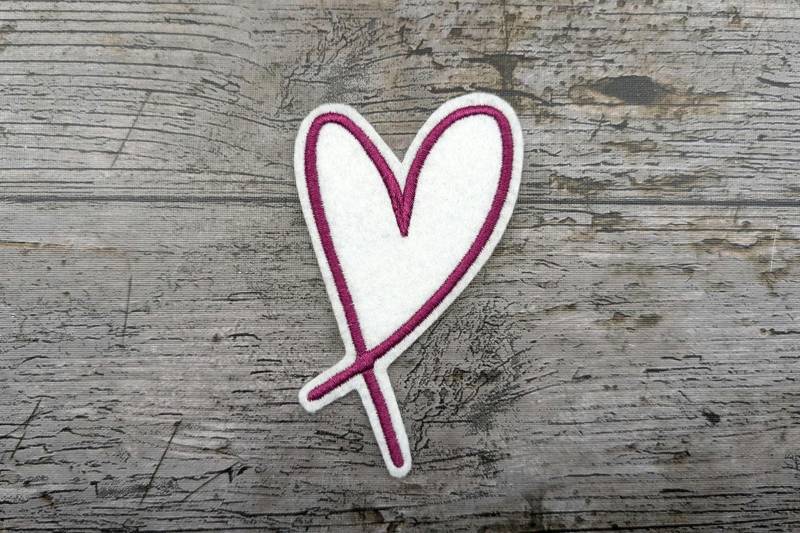 Herz Applikation, Stickerei, Aufnäher, Bügelbild, Diy Geschenk Herz Applikation, Stickerei, Aufnäher, Bügelbild, Diy Geschenk von NaehundStickliebe