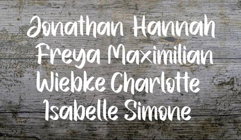 Schrift Nr. 11 Bügelbild, Namen Geplottet, Iron-On, Wunschtext, Flexfolie, Schriftzug, Textil von NaehundStickliebe