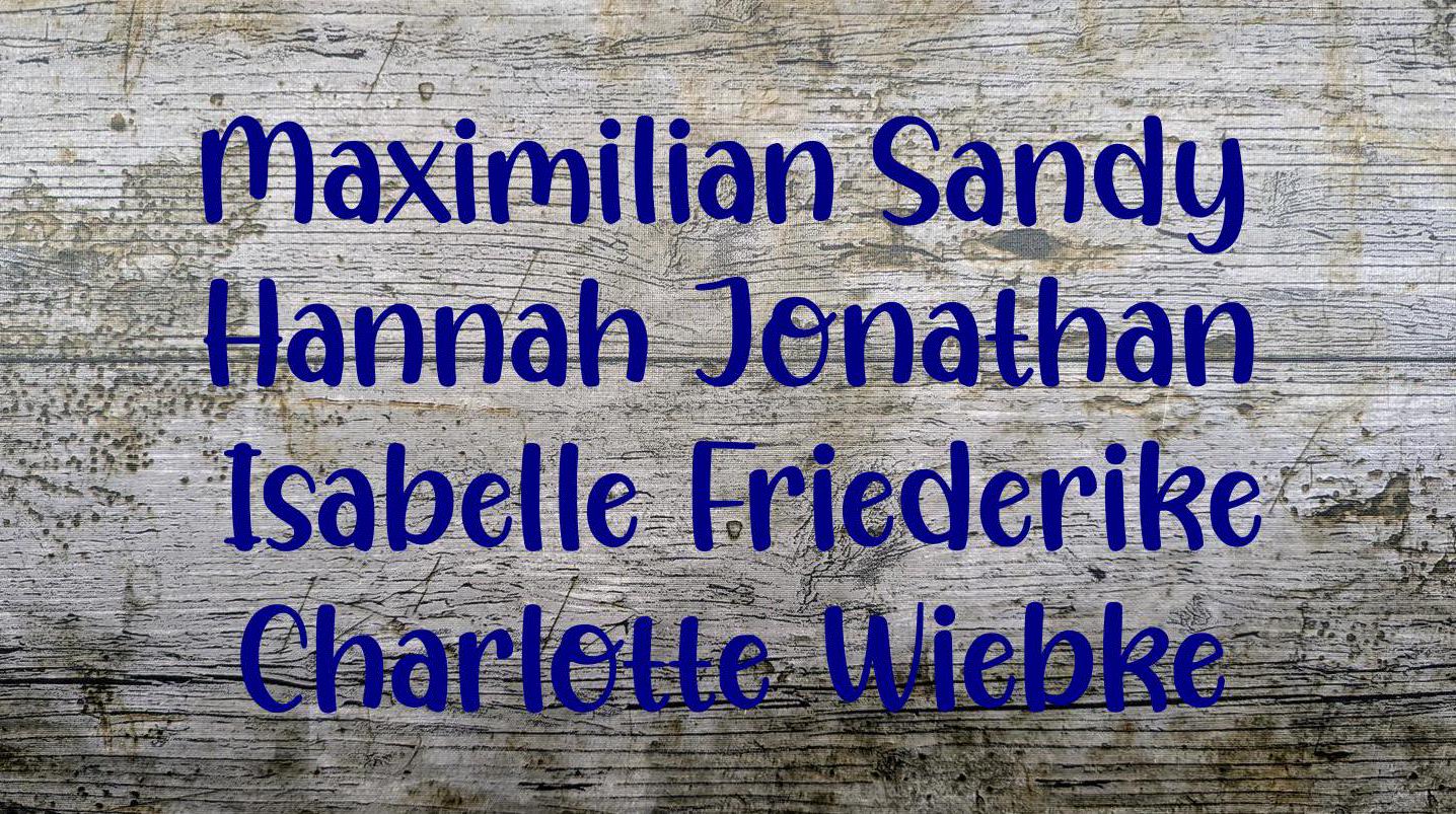 Schrift Nr. 22 Bügelbild, Namen Geplottet, Iron-On, Wunschtext, Flexfolie, Schriftzug, Textil von NaehundStickliebe