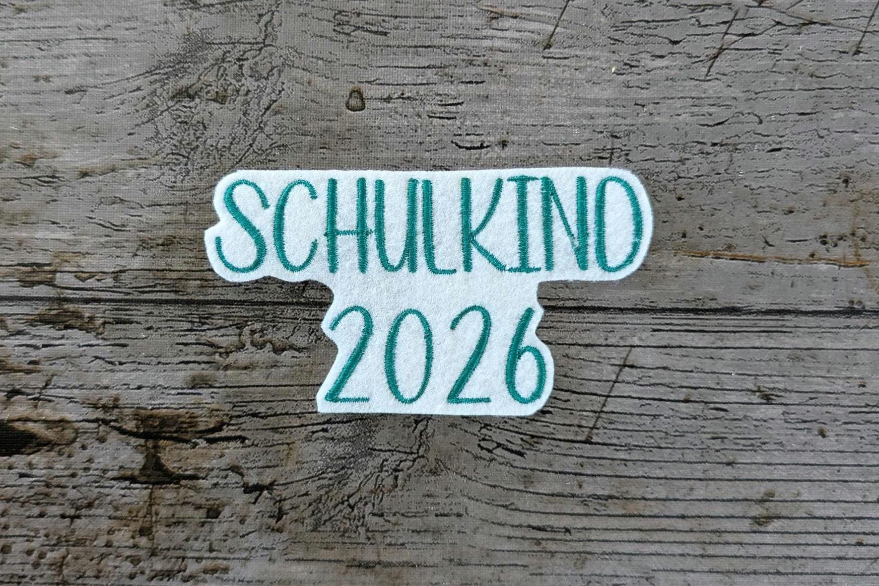 Schrift Nr. 25, Schulkind 2026, Aufnäher, Patch, Bügelbild, Gestickt, Iron-On, Embroidery von NaehundStickliebe