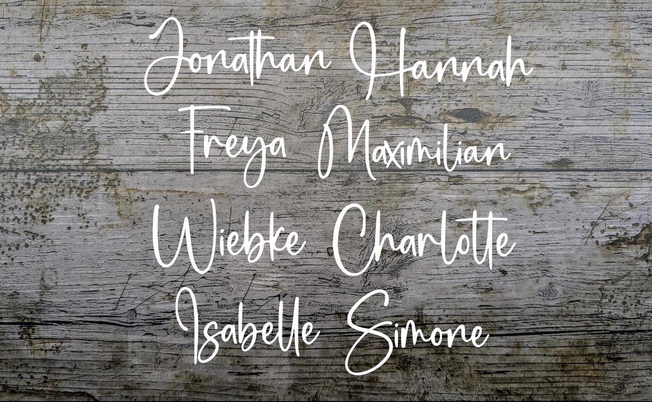 Schrift Nr. 29 Bügelbild, Namen Geplottet, Iron-On, Wunschtext, Flexfolie, Schriftzug, Textil von NaehundStickliebe