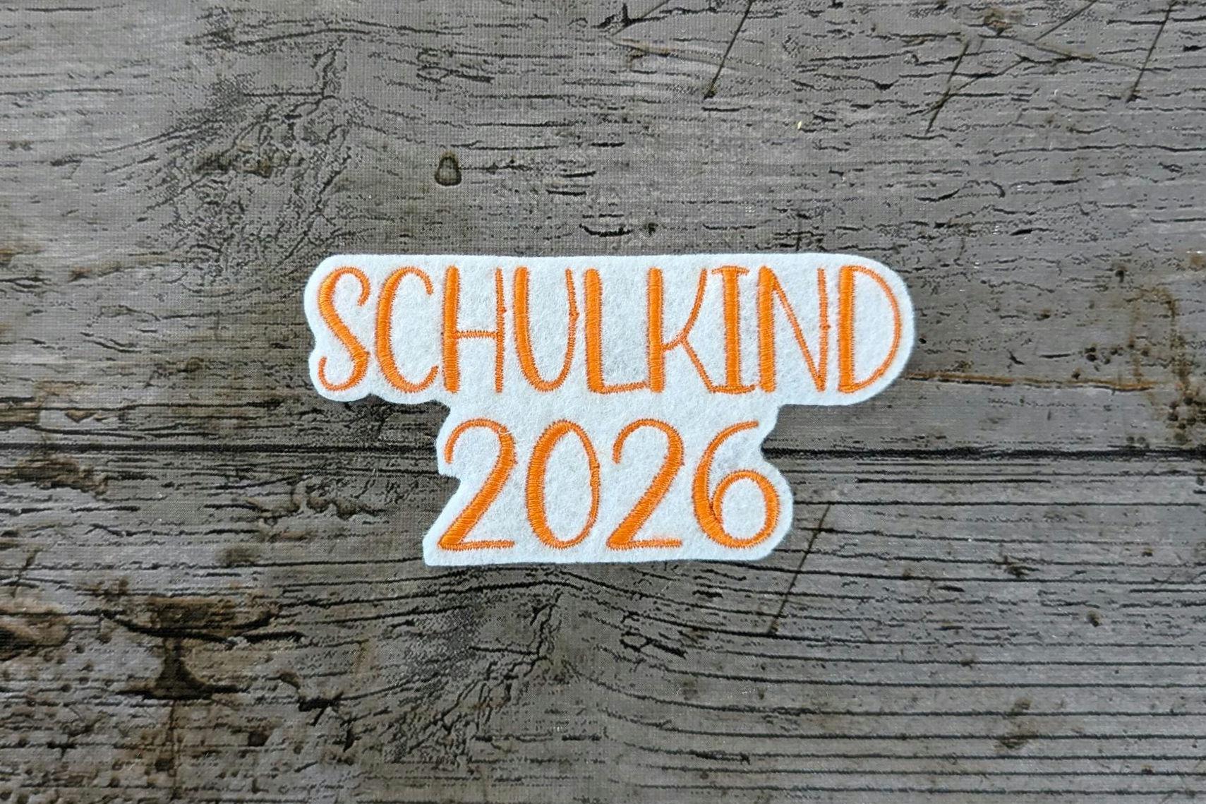 Schrift Nr. 30, Schulkind 2026, Aufnäher, Patch, Bügelbild, Gestickt, Iron-On, Embroidery von NaehundStickliebe