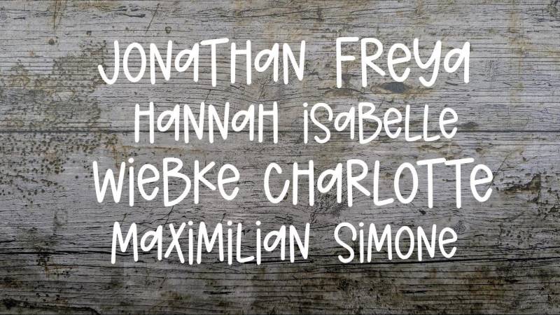 Schrift Nr. 44 Bügelbild, Namen Geplottet, Iron-On, Wunschtext, Flexfolie, Schriftzug, Textil von NaehundStickliebe