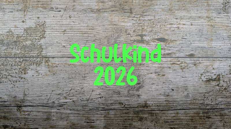 Schriftart Nr. 2 Bügelbild, Schulkind 2026, Aufbügler, Flexfolie, Iron-On von NaehundStickliebe