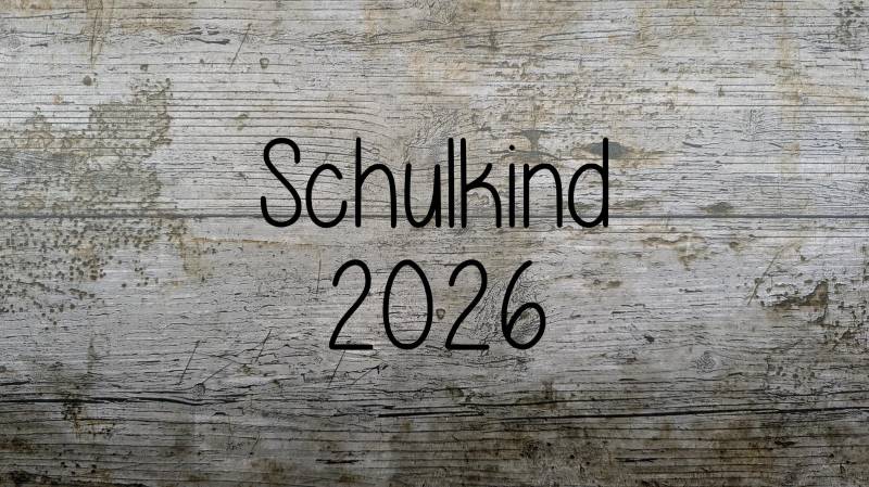 Schriftart Nr. 20, Bügelbild Schulkind 2026, Aufbügler, Flexfolie, Iron-On von NaehundStickliebe
