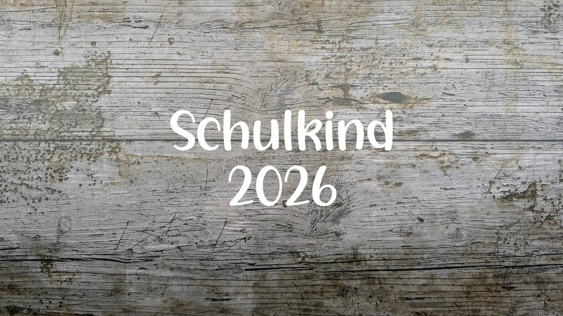 Schriftart Nr. 22 Bügelbild, Schulkind 2026, Aufbügler, Flexfolie, Iron-On von NaehundStickliebe