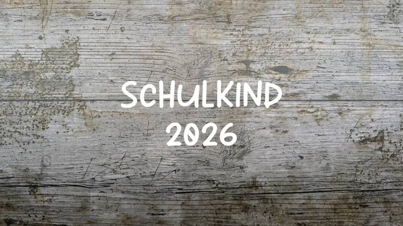 Schriftart Nr. 24 Bügelbild, Schulkind 2026, Aufbügler, Flexfolie, Iron-On von NaehundStickliebe