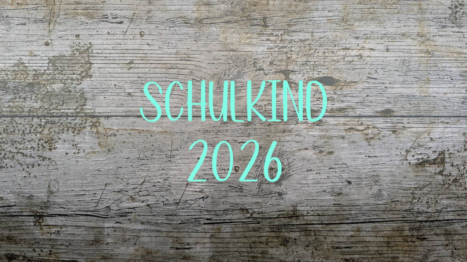 Schriftart Nr. 25 Bügelbild, Schulkind 2026, Aufbügler, Flexfolie, Iron-On von NaehundStickliebe