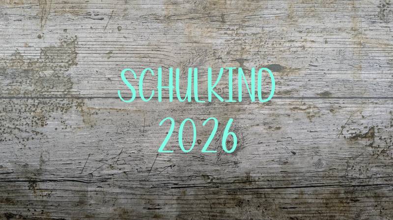 Schriftart Nr. 25 Bügelbild, Schulkind 2026, Aufbügler, Flexfolie, Iron-On von NaehundStickliebe