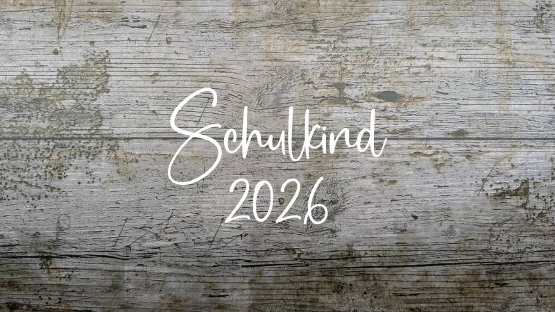 Schriftart Nr. 29 Bügelbild, Schulkind 2026, Aufbügler, Flexfolie, Iron-On von NaehundStickliebe