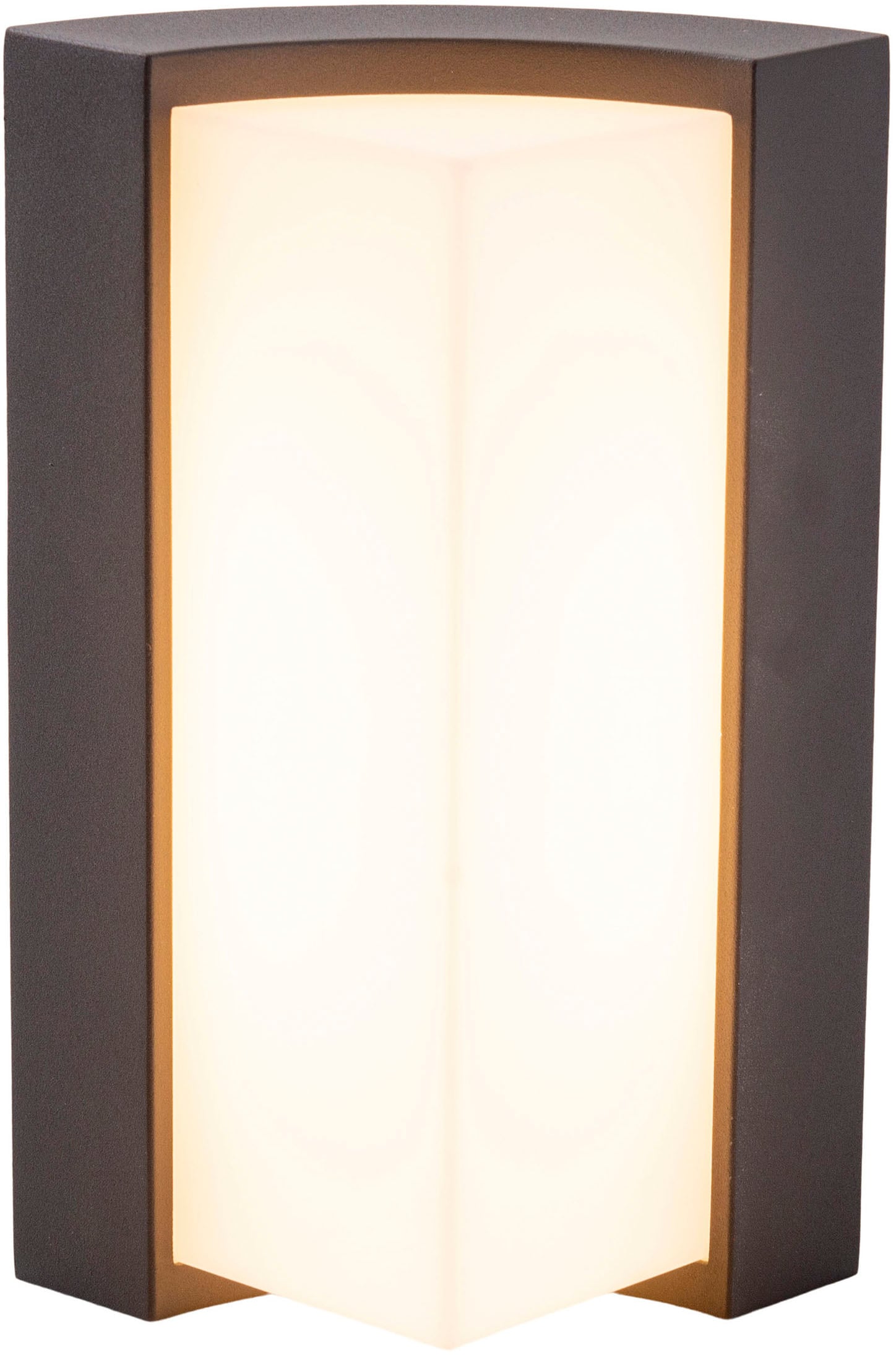 näve LED Außen-Wandleuchte "Rico" LED-Board 1 Stk. Warmweiß Wandleuchte, Terrasse, anthrazit, Höhe: 14,8cm, LED warmweiß von Näve