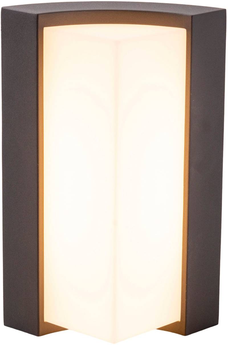 näve LED Außen-Wandleuchte "Rico" LED-Board 1 Stk. Warmweiß Wandleuchte, Terrasse, anthrazit, Höhe: 14,8cm, LED warmweiß von Näve