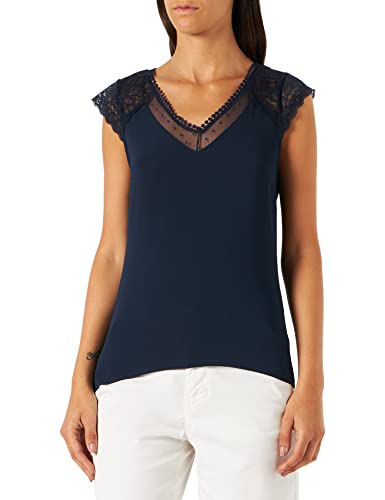 NAF Damen Othistle T-Shirt, Marineblau, XS von Naf Naf