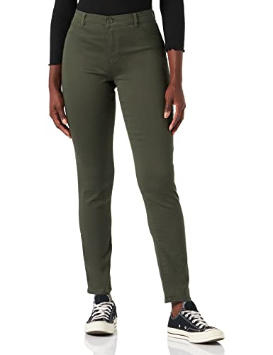 NAF Damen Fpower Skinny Hose, Vert Musette, 60 von Naf Naf