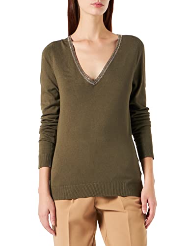 Naf Naf Damen Maurizio Ml Pullover, Musettegrün, XS von Naf Naf