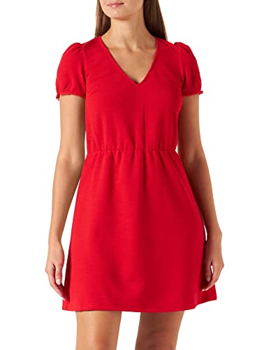 Naf Naf Damen Dipette R1 Robe, Roter Leuchtturm, X-Small von Naf Naf