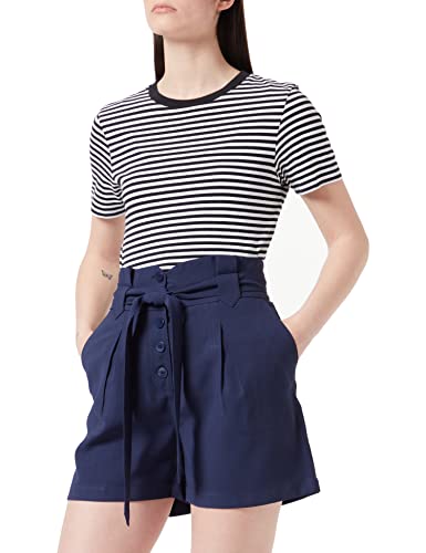 Naf Naf Damen EPAPERIA SH1 Bermudas, Marineblau, 34 von Naf Naf