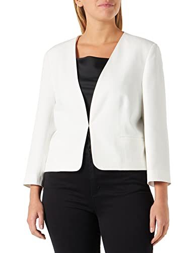 Naf Naf Damen Edda V1 Blazer, Elfenbein, 40 von Naf Naf