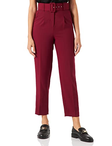 Naf Naf Damen Egisele P2 Lässige Business-Hose, Tannin, 36 von Naf Naf