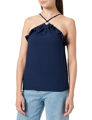 Naf Naf Damen Felina Bret T-Shirt, Marineblau, X-Large von Naf Naf