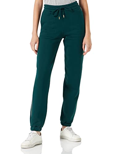 Naf Naf Damen Flava P3 Hose, Dark Green, Large von Naf Naf