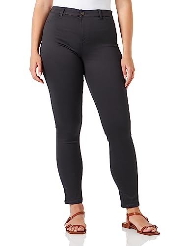 Naf Naf Damen Fpower Skinny Klassische Hose, anthrazit, 38 von Naf Naf