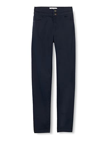 Naf Naf Damen Fpower Skinny Th Hose, Marineblau, 34 von Naf Naf