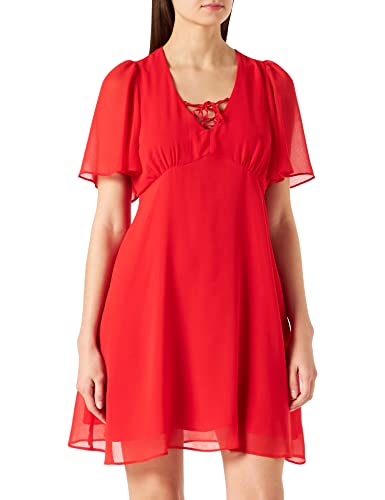 NAF Damen Justine R2 Kleid, Lipstick, 30 von Naf Naf