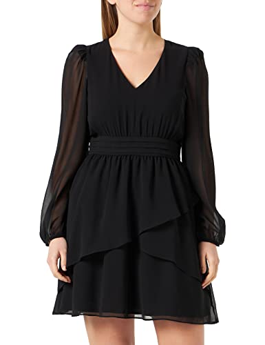 Naf Naf Damen Katy R1 Robe, Schwarz, 36 von Naf Naf