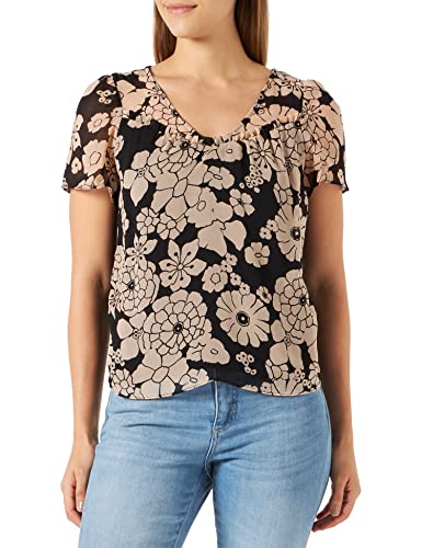 Naf Naf Damen Kixties T1 T-Shirt, Sixties Schwarz, Small von Naf Naf