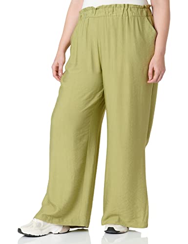 Naf Naf Damen Klassische Hose, Oliv, EU 44 (FR/ES 46) von Naf Naf