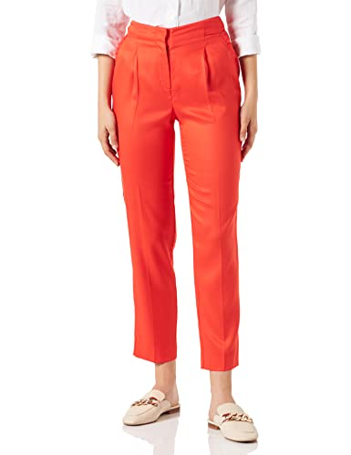 Naf Naf Damen Kleo P1 Klassische Hose, Orangenrot, 32 von Naf Naf