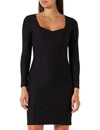 NafNaf Damen Lajoss R1 Robe, Schwarz, Large von Naf Naf